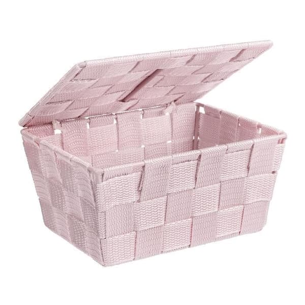 Förvaringskorg - WENKO - Adria - Polypropen - 19x14x10 cm - Rosa Ros