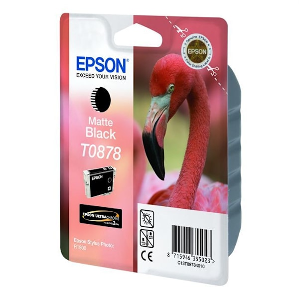 Epson T0878 Flamingo bläckpatron Matt svart
