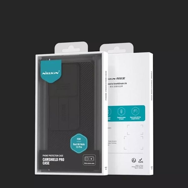Coque - Nillkin - CamShield Pro - Stötsäker - Repellering - Glidande objektivlock