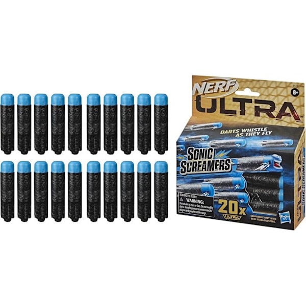 Nerf - Ladda Nerf 20 Ultra Sonic Screamers Fläschor Flerfärgad