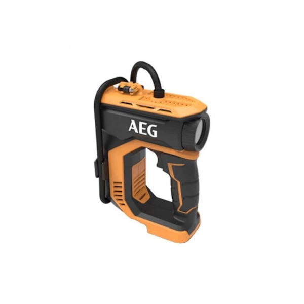 18V AEG minikompressor - Utan batteri och laddare BK18C-0 svart och orange