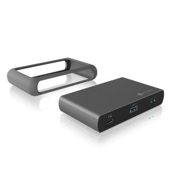 Dock Thunderbolt 4 - IcyBox - ICY BOX - 5-i-1 - 2 Videoutgångar 4k 60Hz - USB-C, USB 3.2 Gen