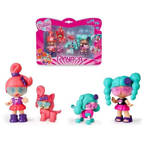 Uppsättning Pinyponfigurer - Min valp och jag - GPTOYS - Flerfärgad - Från 4 år gammal Flerfärgad