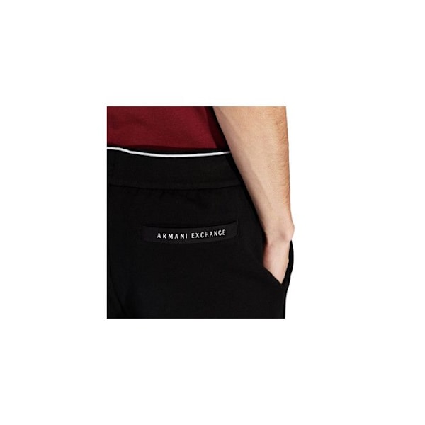 Joggingbyxor - Armani Exchange - Logotyp - Svart - Fitness - Andas Svart XXL