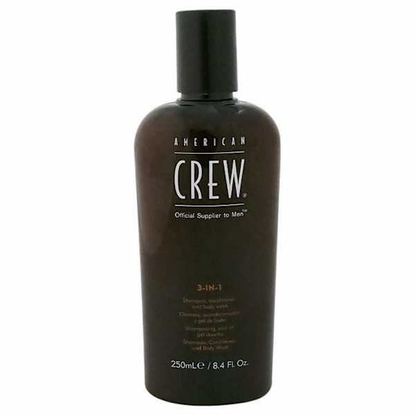 American Crew - ACW0001 - 3-i-1 Shampoo/Conditioner/Bodtvätt ChampÃÆ' - 250 ml