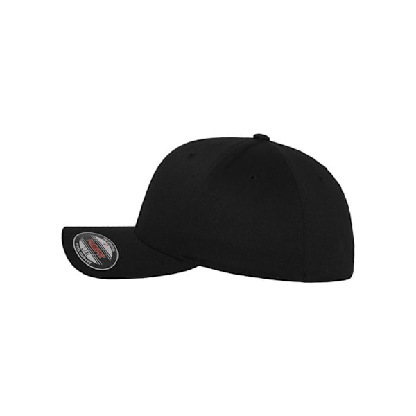 Keps - Flexfit - Wooly Combed - Svart - Unisex - Långsam svart XXL