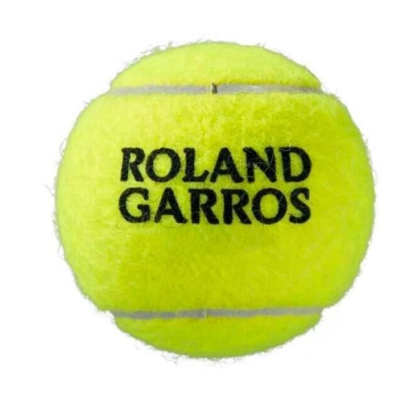 Tub med 3 Wilson Roland Garros tennisbollar för alla underlag