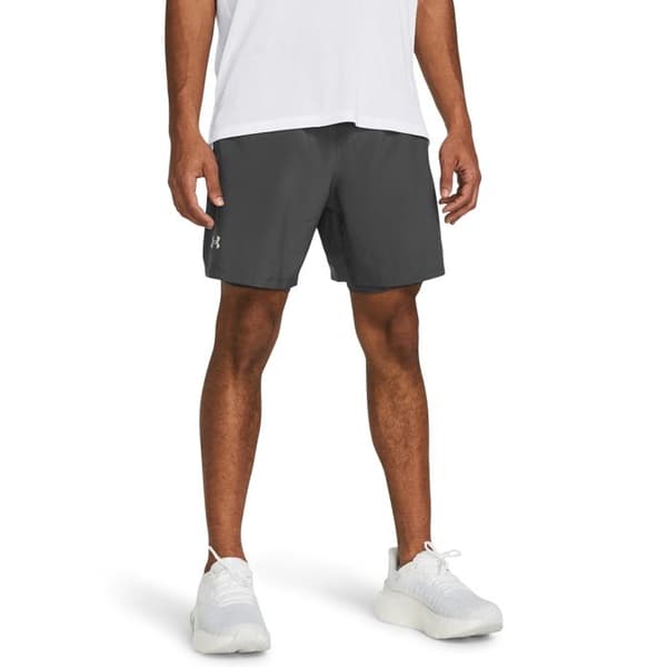 Under Armour Short 2-i-1 Launch 7" Grå - Löpning, inbyggd kompression castlerock/castlerock M