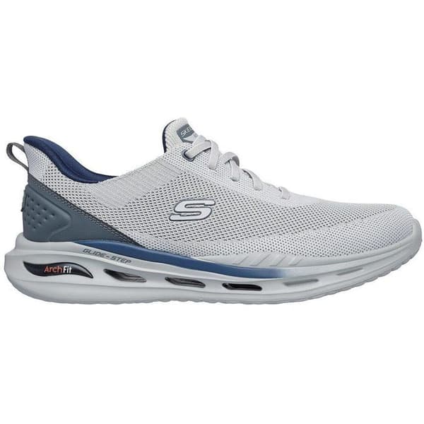 Skechers Arch Fit Orvan - Kin, Grå, Herr Grå 43