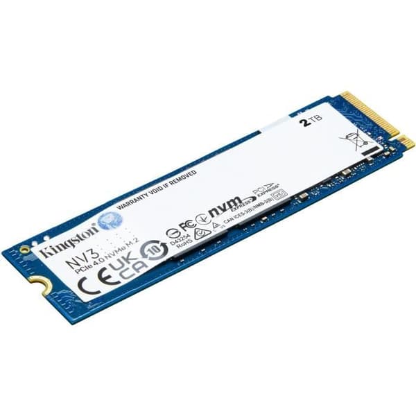 KINGSTON - NV3 - Intern SSD - 2 To - PCIe 4.0 NVMe M.2 2280