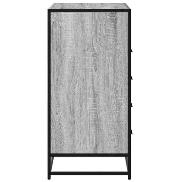Kommod sonoma grå 70x41x83,5 cm ingenjörsträ