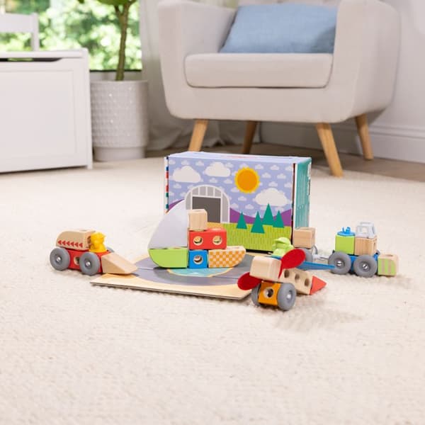 Melissa och Doug 54 Delar Fordon