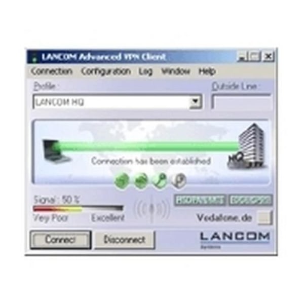 Klient VPN Avancerad - Lancom Systems - 10 Licenser - Windows 98SE/XP - Diskettset - Programvara