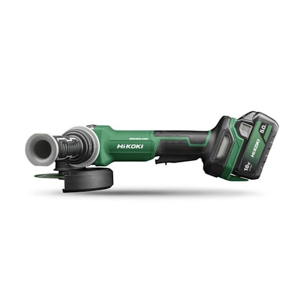 Meuleuse Ø125mm 18V 5,0Ah borstlös - HIKOKI - G1813DFWQZ Inter.homme mort - anti-vibrationshandtag - Hitcase