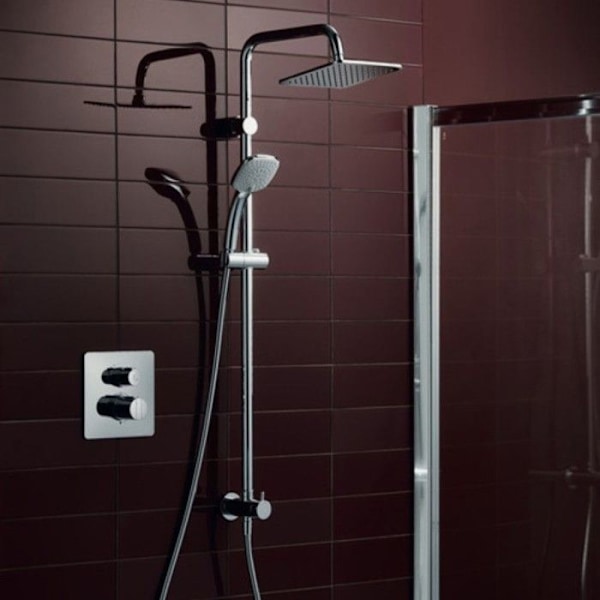 Ideal Standard A5862AA Idealrain Cube Duschpelare Grå