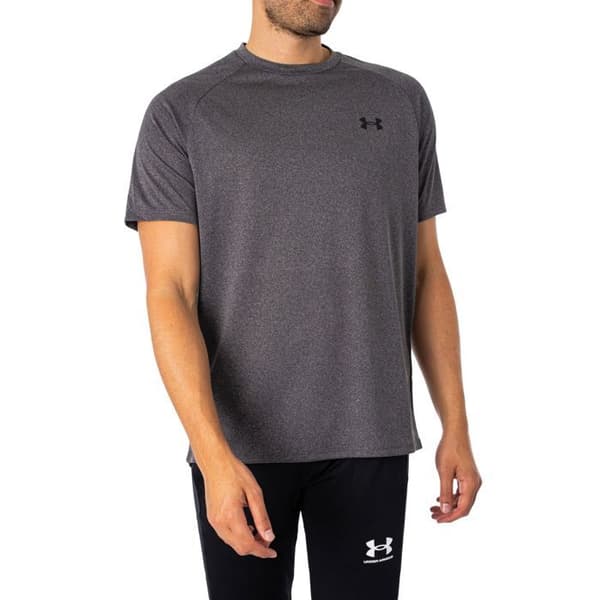 T-shirt - UNDER ARMOUR - TECH 2.0 SS - Kortärmad - Grå - Polyester antracit S