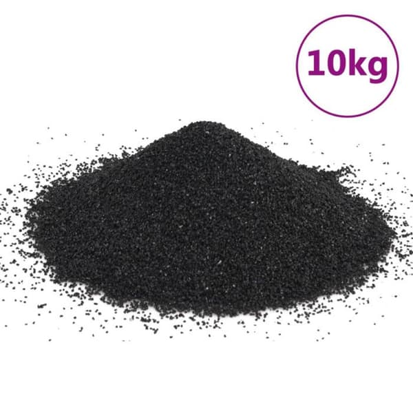 Sable för akvarium 10 kg svart 0,2 2 mm
