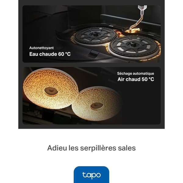Robotdammsugare Tp Link Tapor V50 Pro Svart