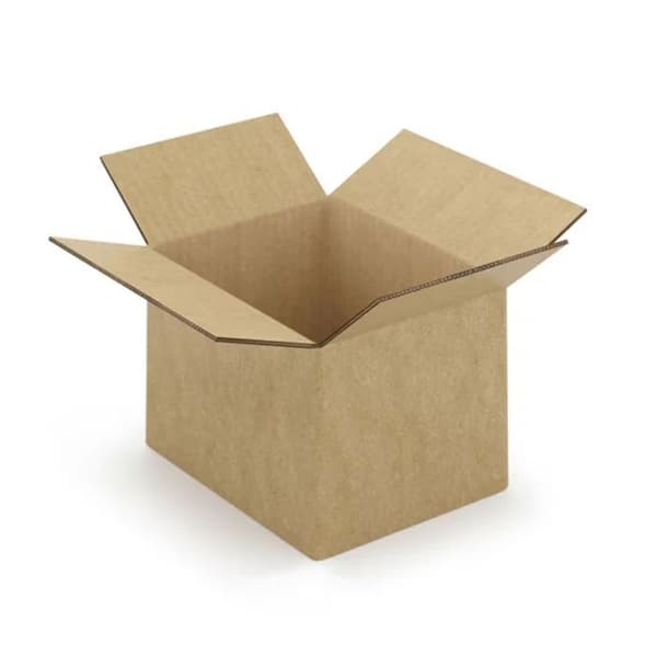 5 st packboxar 25 x 25 x 20 cm - Dubbel korrugerad brun
