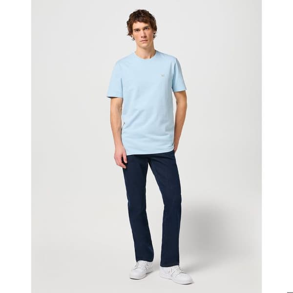 Wrangler Texas - Blå jeans regular herr, stretchbomull (86% bomull) blå/svart 32/32