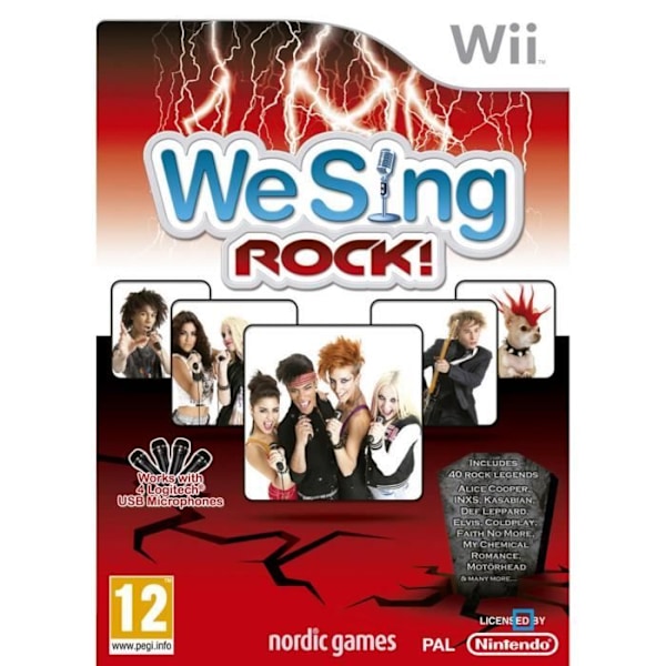 WE SING ROCK / Wii-konsolspel