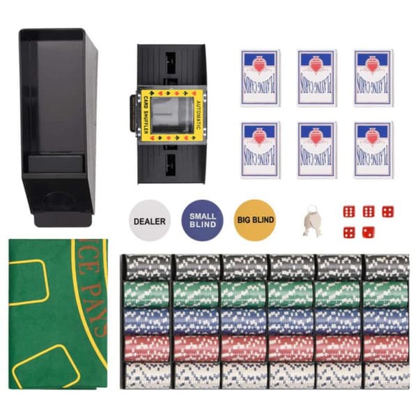 Pokerchipspel 600 st 11,5 g