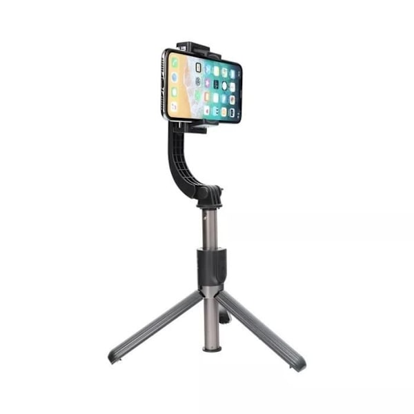 Selfiestativ med Bluetooth-fjärrkontroll Tripod Gimbal Stabiliserare Svart SSTR-L08 Monteringsstödset