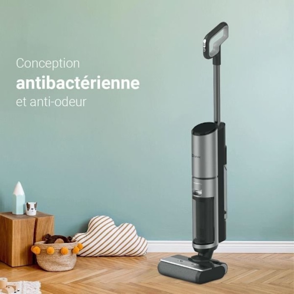 3-i-1-stavdammsugare - EZVIZ - RH2 - 200 W - 80 dB - HEPA-filter - 850 ml Grå och svart