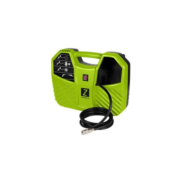 Kompakt kompressorpump 8 bar 230 V 1100 W - ZI-COM2-8 - Dragkedja