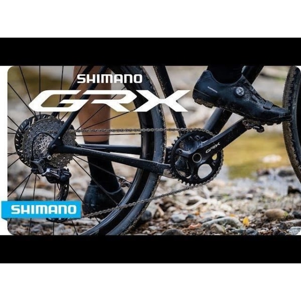 Shimano GRX FC-RX810-1 Vevsats - Svart - 42T 11S 172,5 mm Svart