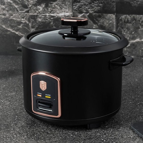 ELGREN RIS-KOKARE 1,8L BERLINGER HAUS BH-9554 SVART ROS
