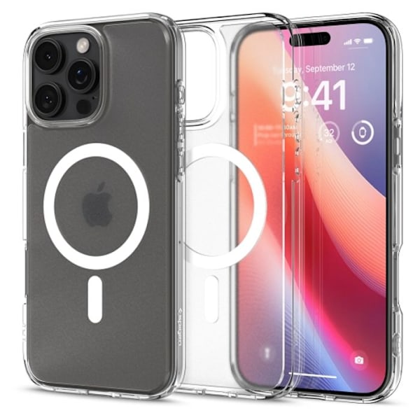 Coque Spigen Ultra Hybrid MagSafe för iPhone 16 Pro Max (transparent) Frost klart