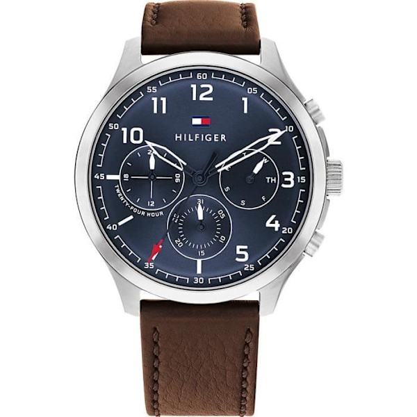 Klocka - Tommy Hilfiger - 1791855 - Kvarts - Brunt läder - Vattentät 5 bar kastanj