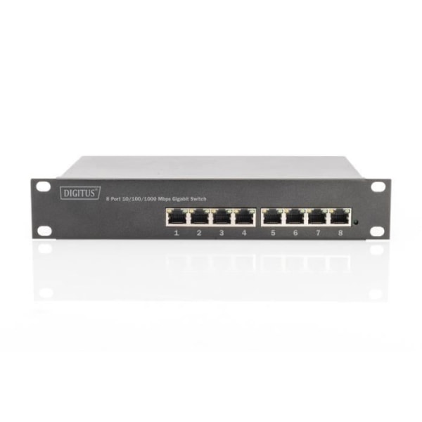 10-tums 8-portars Gigabit Ethernet PoE+ Switch - DIGITUS - L2+ Managed