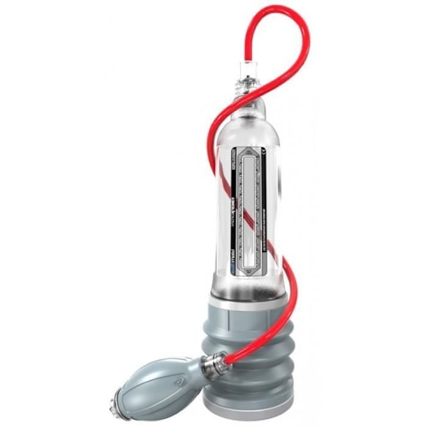 Penispump - Bathmate - Hydroxtreme 9 - Transparent - 35% kraftfullare - Tillbehör ingår