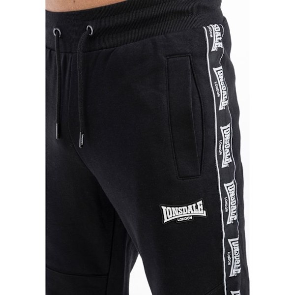 Lonsdale Tenston Joggers svart vit XXL