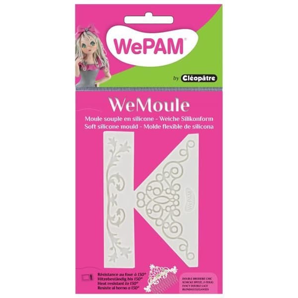 Siliconform (Push mould) "WeMoule" - Broderi - Kleopatra Icke relevant