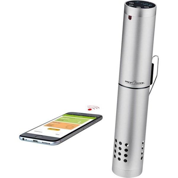 ProfiCook PC-SV 1159 - Sous vide eller sous vide matlagningsapparater vid låg temperatur - svart, silver, taktil, LED