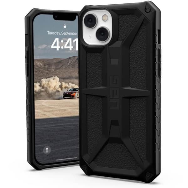 Coque - UAG - Monarch - iPhone 14 Plus - Optimalt skydd - 5 lager - Svart Svart