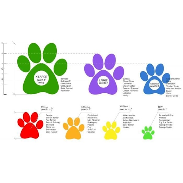 Hundskor - PAWZ - Tiny - Limegrön - Vattentät - Biologiskt nedbrytbar Limegrön