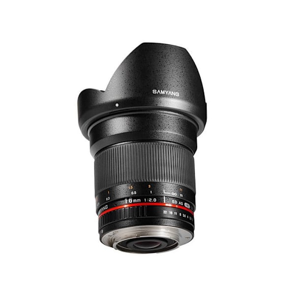 Samyang objektiv 16mm f/2 ed as umc cs kompatibel med Sony E svart