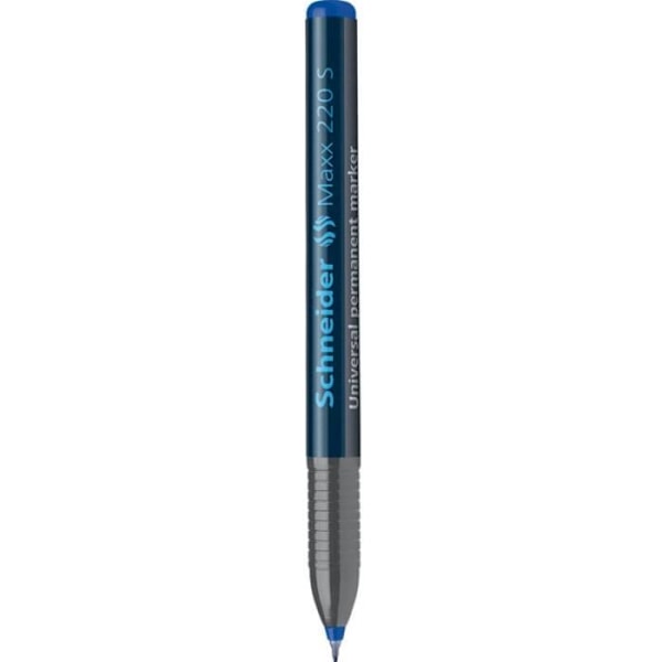 Universell marker - SCHNEIDER - Maxx 220 - Supertynn spiss - Blå - Uutslettelig Blå
