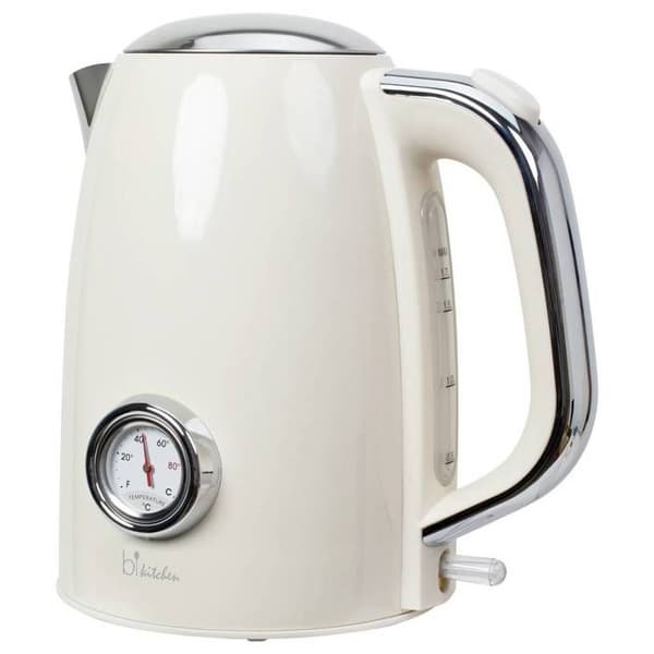 BiKitchen nostalgia 170 Gräddvit vattenkokare (blank) Kapacitet: 1,7 l Vit grädde