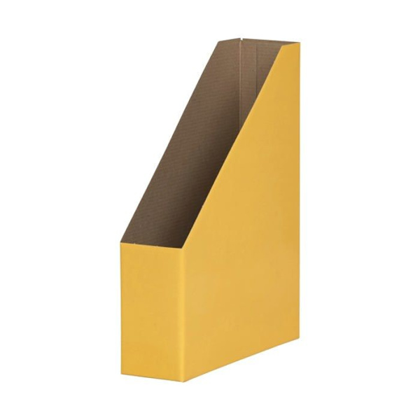 LandrÉ - 400170045 - Landre Set med 5 magasinshållare i massiv kartong Gul Bredd 7 cm A4-format