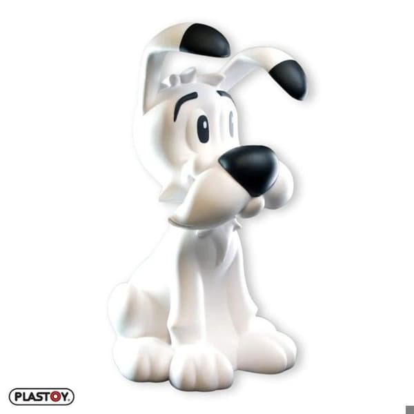 Samlarfigur - PLASTOY - 40098 - Idéfix XL - Grå vinyl - Höjd 30 cm