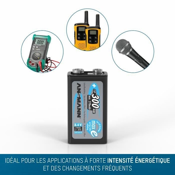 Ansmann 300mAh uppladdningsbart NiMH-batteri 5035453