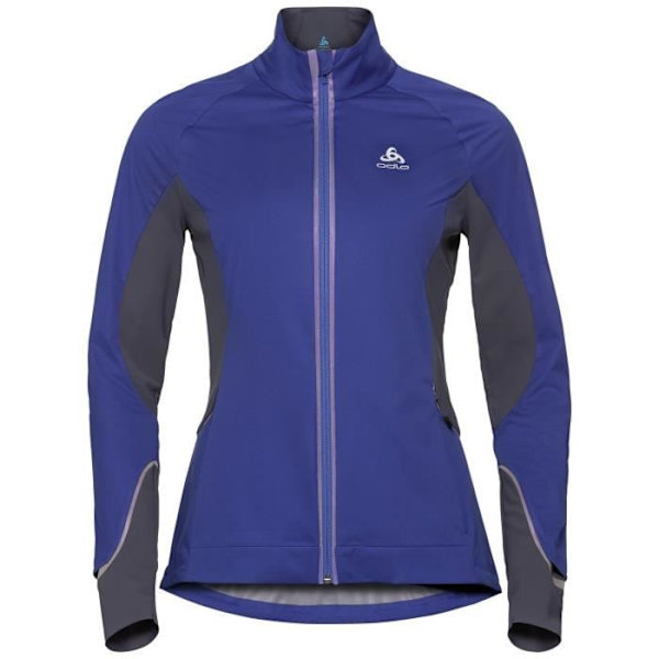 Skidjacka dam - ODLO - Zeroweight Pro - Blå/grå - Långa ärmar - Andningsbar Blågrå XS