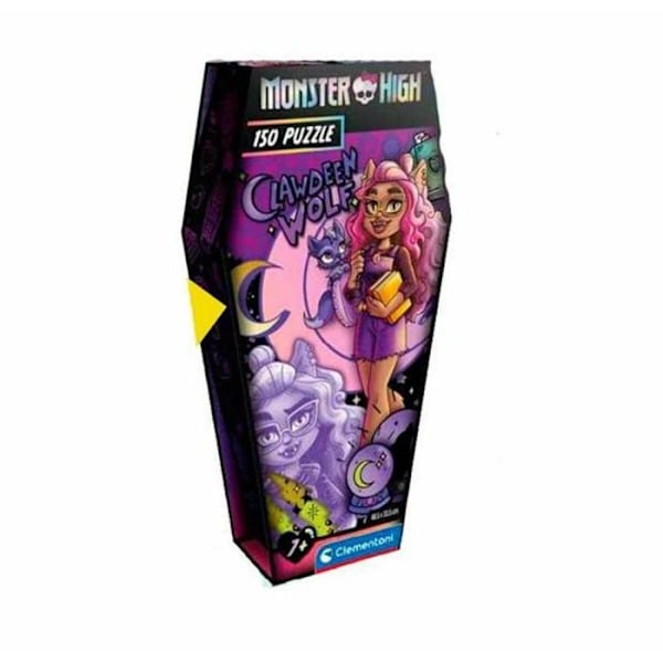 Clementoni-pussel - 28183 - Monster High-Clawdeen Wolf-150 bitar, barn 7 år, tecknat pussel-tillverkat i Italien,