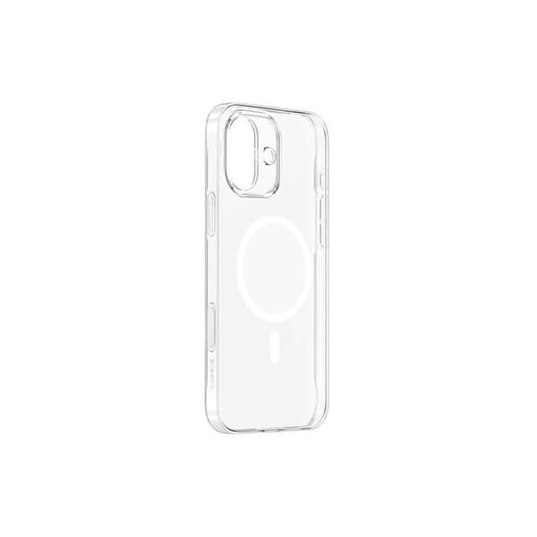 Magnetisk skal - BASEUS - iPhone 16 - Transparent - Magnetisk stängning - TPU+PC Transparent