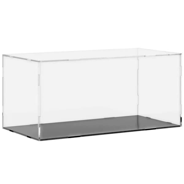 Displaybox - VIDAXL - 24x12x11 cm - Akryl - Transparent - Dammskyddad